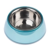 Image de Gamelle antidérapante TIAKI bleu transparent pour chien et chat - capacité : 850 mL, 21 cm de diamètre