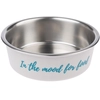 Image de Gamelle en inox TIAKI "In The Mood For Food" pour chien et chat - capacité : 450 mL, 14 cm de diamètre