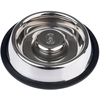 Image de Gamelle anti-glouton TIAKI Silvered pour chien - capacité : 570 mL, 24,5 cm de diamètre