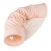 Image de Tunnel de jeu TIAKI Corduroy pour chat - L 105 x l 30 x H 60 cm
