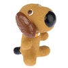 Image de Jouet TIAKI Petit chien en latex pour chien - L 5 x l 5 x H 8 cm