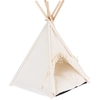 Image de Tente Tipi Modern Living Lima pour chat et petit chien - L 76 x l 73 x H 74 cm, crème