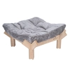 Image de Panier Natural Paradise Vinca pour chat gris clair pour chat