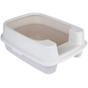 Image de Bac à litière Toyger de TIAKI crème/gris clair pour chat
