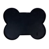 Image de Tapis pour gamelle Os TIAKI, noir 51 x 38 x 1 cm, pour chien