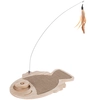 Image de TIAKI jouet Poisson en bois à gratter et à jouer 36x26x4cm pour chat