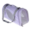 Image de Sac de transport en nylon étanche pour chien et chat - lavande, L 54 x l 27 x H 30 cm
