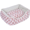 Image de Lit douillet Fluffy zooplus Basics, rose, pour chien