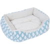Image de Lit douillet Fluffy zooplus Basics, bleu, pour chien