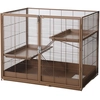 Image de TIAKI cage pour petits animaux étagère, caramel L 93,5 x B 63 x H 73,8 cm
