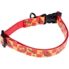 Image de Collier Harry Potter Gryffindor, orange taille L : 35 - 56 cm de tour de cou, 20 mm de large Chien