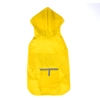 Image de zooplus Basics Imperméable pour chiens jaune, 30cm dos chien