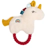 Image de L21xl20xH5cm TIAKI Licorne en peluche avec corde Jouet pour chien