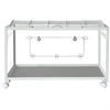 Image de TIAKI Enclos pour hamsters, blanc 96x47x62cm, petits animaux