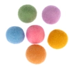 Image de TIAKI Jouets pour chats Balle en feutre - Lot de 6 (Ø4cm chacune)