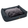 Image de Sleepy Time Panier Gris avec coussin pour chien - L100 x l75 x H30cm