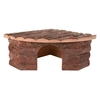 Image de Maisonnette d'angle pour rongeur et lapin L 42 x l 30/30 x H 15 cm