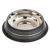 Image de Gamelle Silver Line, noir mat pour chat - capacité 450 mL, 20 cm de diamètre