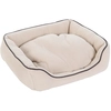 Image de Panier chat Housse en polaire Coussin réversible L50xl45xH 15 cm Beige Vanilla