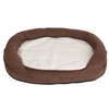 Image de Panier ovale Grand chien L117 l72 H24cm Memory marron - Panier pour Chien