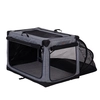 Image de Niche pliable Pet Home - taille L : L 61 x P 91 x H 58 cm - gris, pour chien et chat