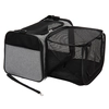 Image de Sac de transport Onoen avec enclos, L 48 x l 30,5 x H 30,5 cm gris - pour chat et petit chien