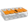 Image de Bornes de raccordement COMPACT 4 mm² transparent WAGO 221-415 BT25