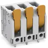 Image de Wago Borne pour circuits imprimés avec levier, Câble + prise électronique, Gris