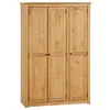 Image de Armoire CANCUN 3 portes, en pin   Coloris naturel