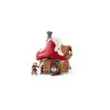 Image de Schleich Figurine 20803 - Schtroumpf - Maison des Schtroumpfs avec 2 figurines