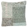 Image de Coussin Patchwork "Symphony" 45x45cm Turquoise
