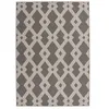 Image de Tapis Ethnique à Poils Courts "Now I" Taupe 80 x 150 cm