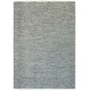 Image de Tapis Rayé Fait Main "Aperitif" Gris 160 x 230 cm