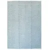 Image de Tapis Rayé Fait Main "Aperitif" Turquoise 160 x 230 cm