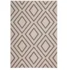 Image de Tapis Imprimé à Poils Courts "Lina" Taupe 200 x 290 cm
