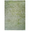 Image de Tapis à Poils Courts Fait Main "Luxury I" Vert 160 x 230 cm