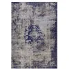 Image de Tapis Rétro à Poils Courts "Vintage" Bleu 160 x 230 cm