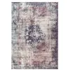Image de Tapis Rétro à Poils Courts "Vintage" Anthracite 160 x 230 cm