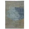 Image de Tapis Vintage à Poils Courts "Blaze" Bleu 155 x 230 cm