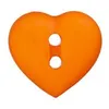 Image de Carte de 4 boutons Coeur 2 trous 12mm - Union Knopf(...) - Orange