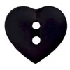 Image de Carte de 4 boutons Coeur 2 trous 12mm - Union Knopf(...) - Bleu Marine