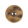 Image de Carte de 3 boutons Métal Laiton vieilli 18mm - Union Knopf(...) - Marron