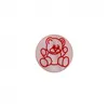 Image de Carte de 4 boutons ronds Ourson à queue Rouge 11mm - Union Knopf(...) -