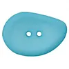 Image de Carte de 1 bouton navette bleu ciel 2 trous 54mm - Union Knopf(...) -