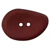 Image de Carte de 1 bouton navette marron 2 trous 54mm - Union Knopf(...) -
