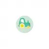 Image de Carte de 3 boutons Tracteur Vert 15mm - Union Knopf(...) -