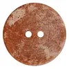 Image de Carte de 1 bouton galet rond 2 trous 30mm - Union Knopf(...) - Marron Foncé