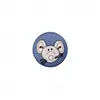 Image de Carte de 3 boutons Souris à queue 12mm - Union Knopf(...) - Bleu