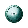 Image de Carte de 2 boutons fantaisies rond 2 trous Vert moyen 25mm - Union Knopf(...) -