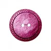 Image de Carte de 2 boutons fantaisies rond 2 trous Pourpre 25mm - Union Knopf(...) - Violet